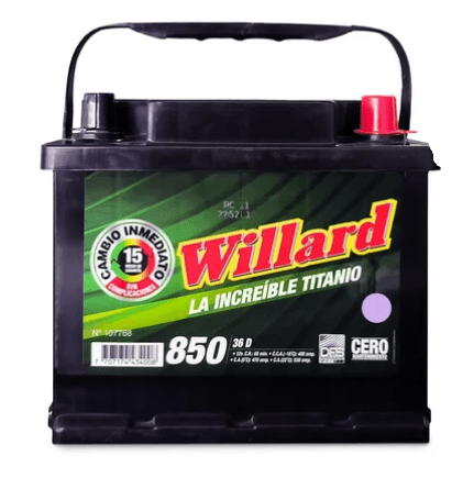 Bateria WILLARD 36D-850